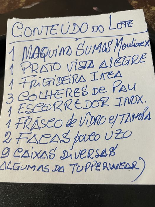 Artigos domesticos usado bom estado