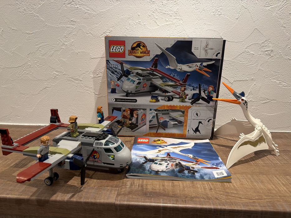 Lego 76947 Klocki Jurassic World  Kecalkoatl zasadzka z samolotem Oryginal