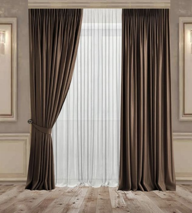 Шторы  Бархат, блекаут.