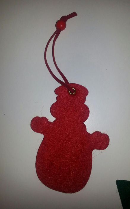 3 Enfeites e 3 velas de Natal, novos