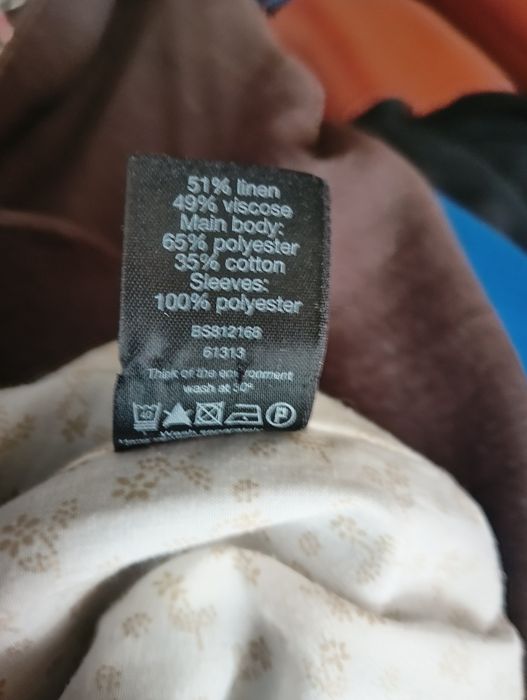 Damska lniana marynarka 37/38 len S/M z lnu garsonka