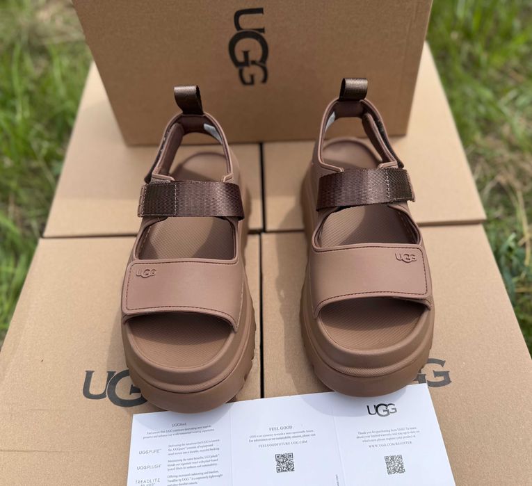 ОРИГІНАЛ / Босоножки Ugg Goldenglow Sandals Brown / Угги / Босоніжки Угг/ Уггі Сандалі