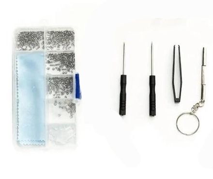 Набор для ремонта очков, м.электроники  (винты, гайки, носоупоры 500шт