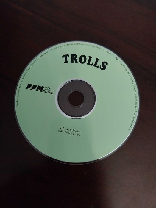 CD jogo Trolls, videogame, computador
