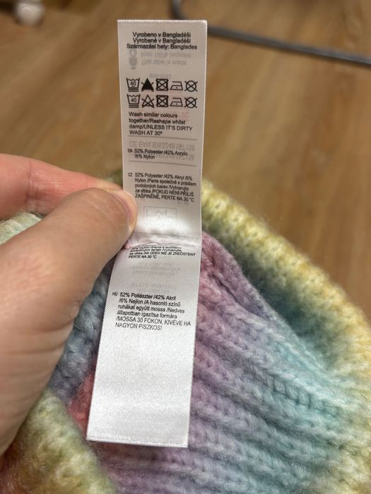 Шапка зимова F&F дитяча веселка 3-6 років