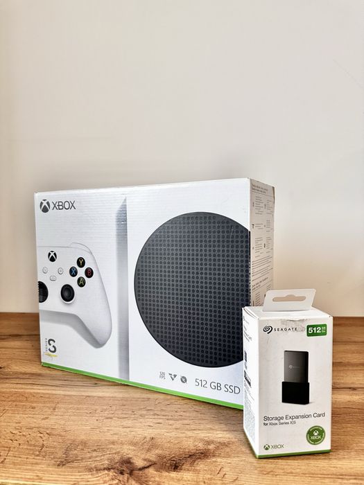 Xbox Series S + карта пам'яті Seagate 512GB  - Ідеальний стан