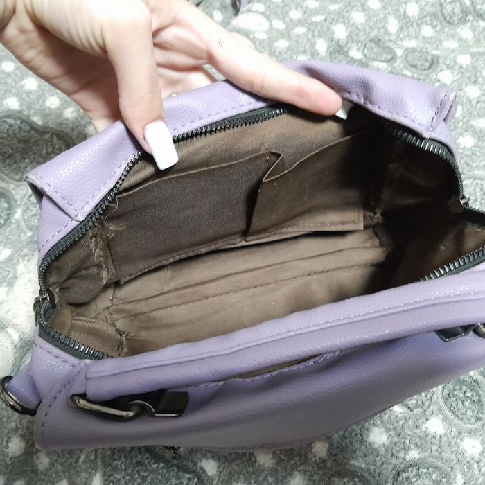 Сумка ніжно фіолетового кольору  Б/у