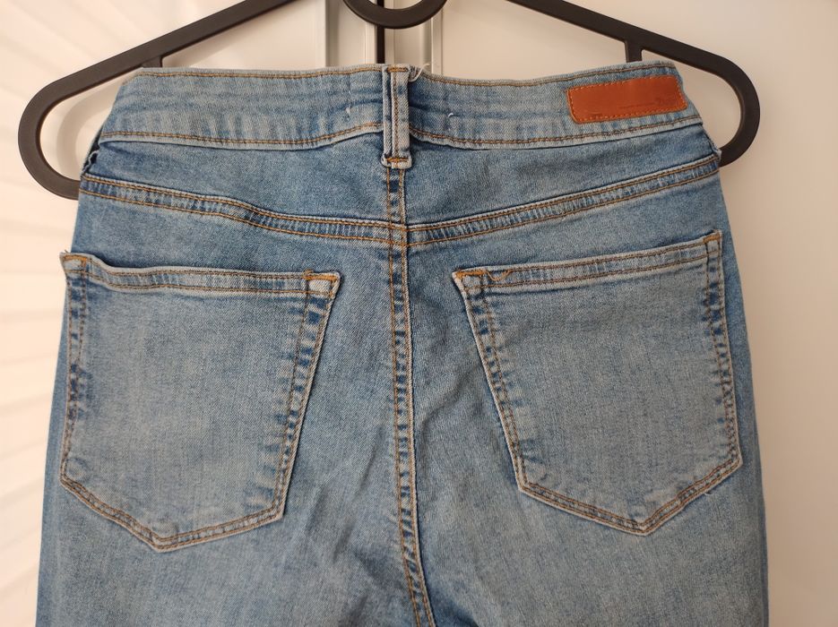 Tom Tailor Nela rurki spodnie skinny jeansy 38