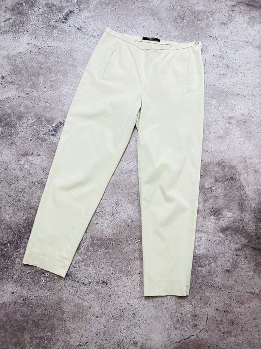 Женские белые айвори брюки штаны Max Mara M/L молочные