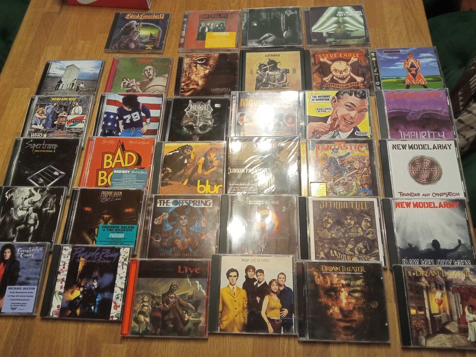 Płyty CD rock, metal, heavy metal