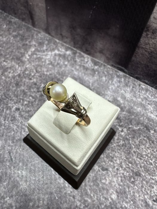 Набір сережки та каблучка золото 583 проба