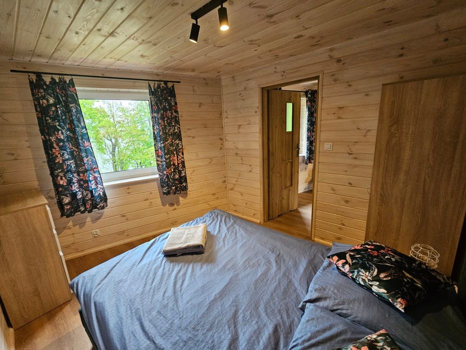 Domek letniskowy całoroczny nad jeziorem Czos z balią i sauną