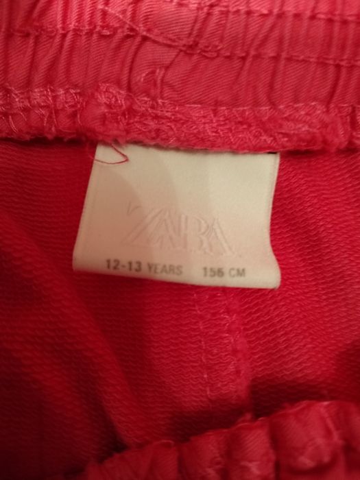 Dres Zara biało różowy 152