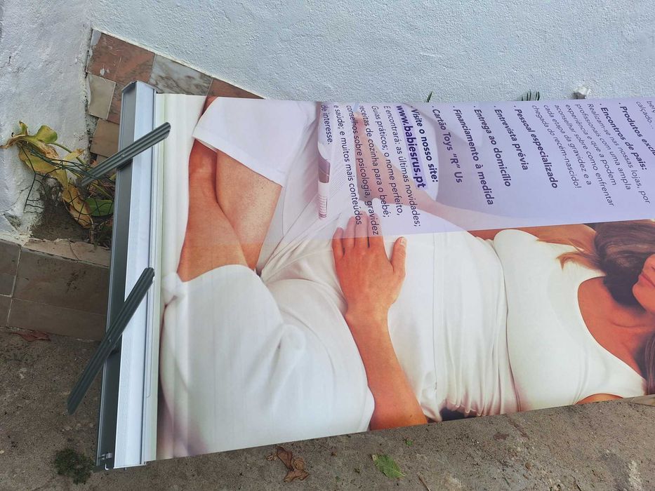 Suportes de aluminio para publicidade