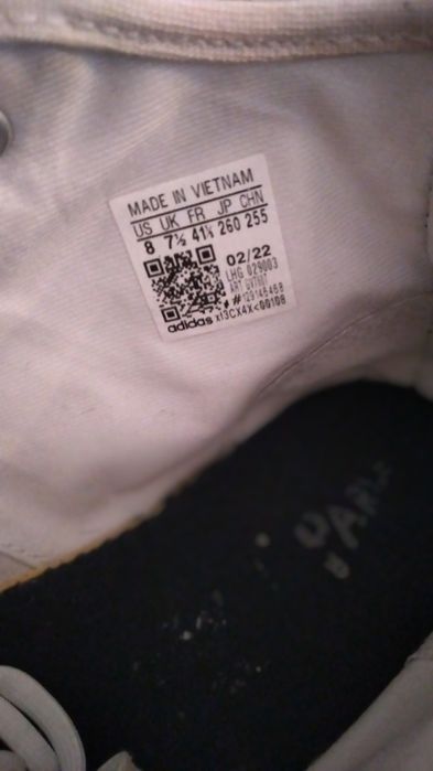 Sapatilhas Adidas Nizza, Tamanho 41, Branco