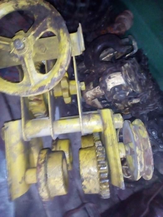 таль ручная червячная 5, 3,2т передвижная стационарная шестереночная