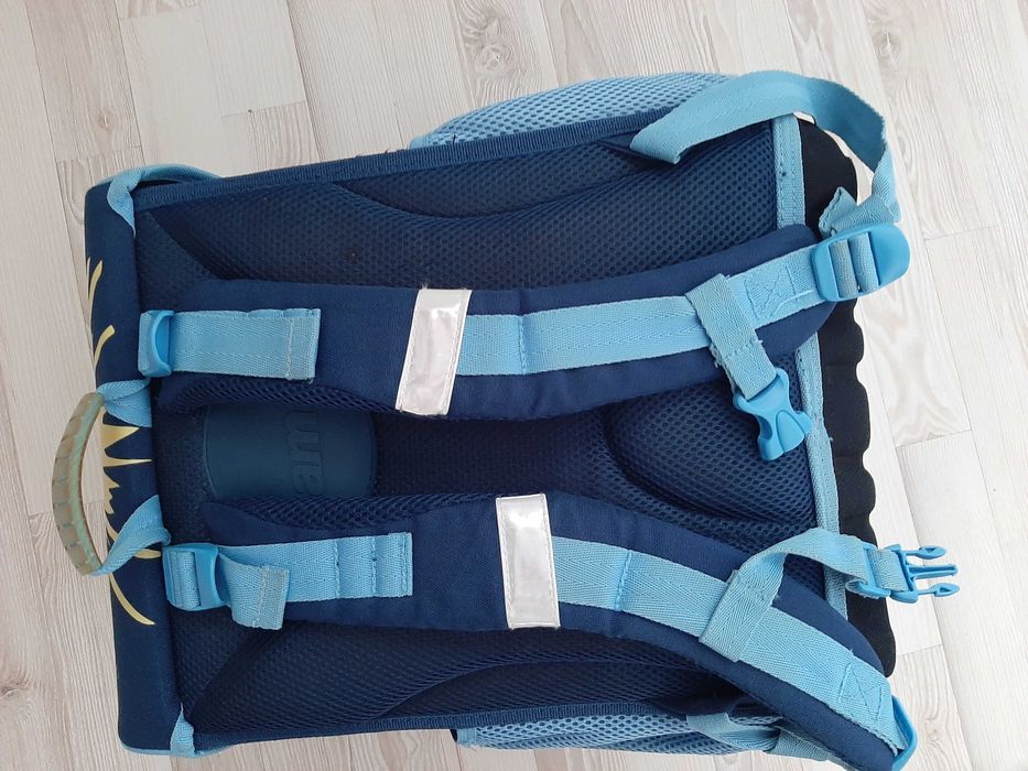 Tornister Hama Goal Schoolbag Soccer  piłka nożna-niebieski