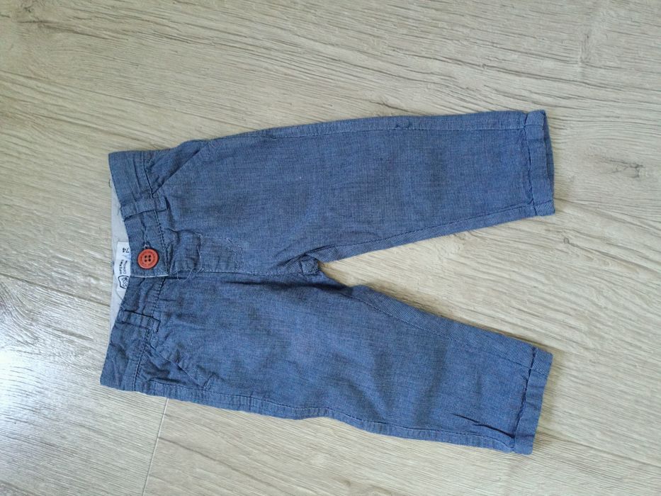 Spodnie eleganckie święta urodziny roczek cool club smyk rozmiar 74