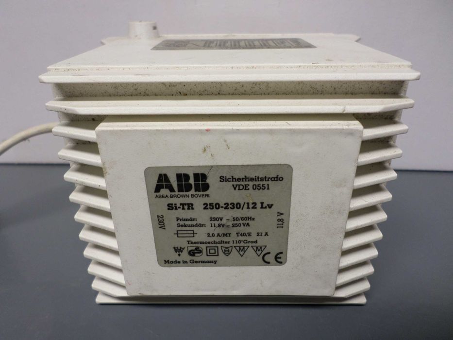 Transformator ABB VDE 0551 model Si-TR 250-230/12Lv
