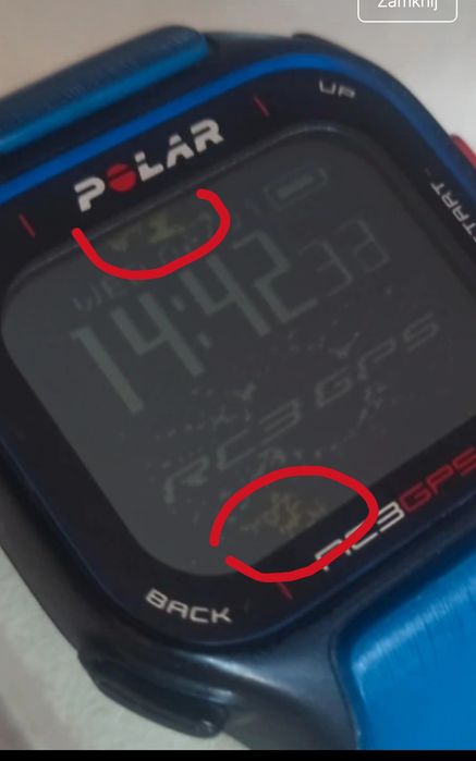 Zegarek sportowy POLAR RC3 GPS / biegowy / rowerowy / SPRAWNY