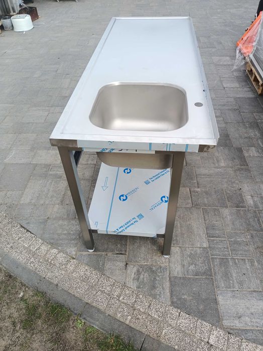 Zlew z półką 160x60x85