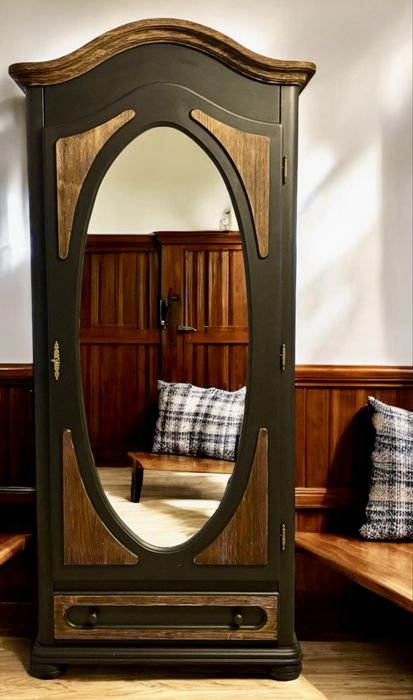 Szafa jednodrzwiowa, szafa rustykalna, szafa loft