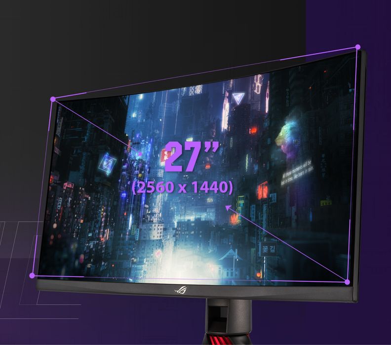 Ігровий монітор 27" ASUS ROG Strix XG27WQ (2K / 165Hz / 1ms / Curved)