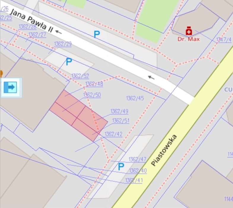 Działka budowlana w centrum Sierpca