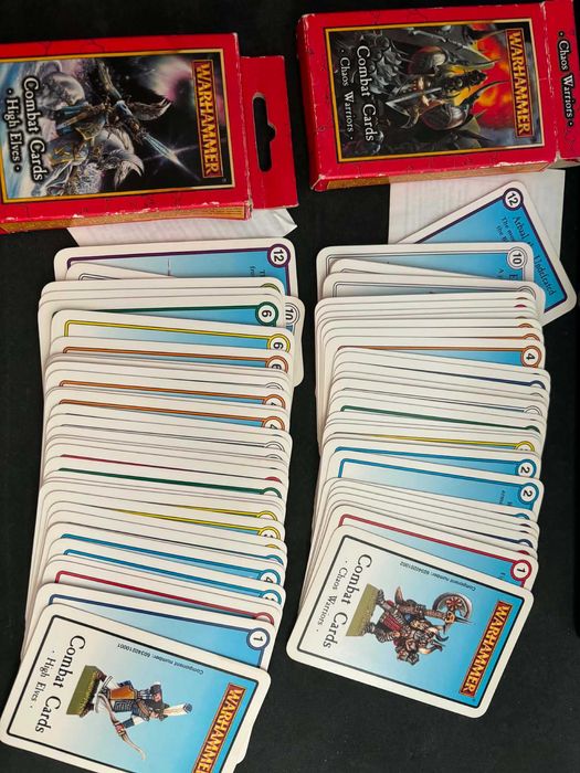 Warhammer - Commbat Cards z 1999r - 2 talie