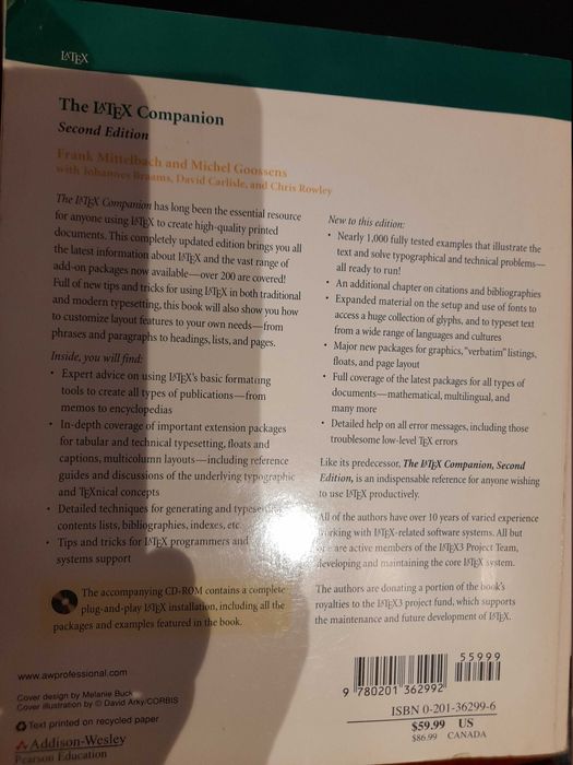 The LaTeX Companion computer typesetting