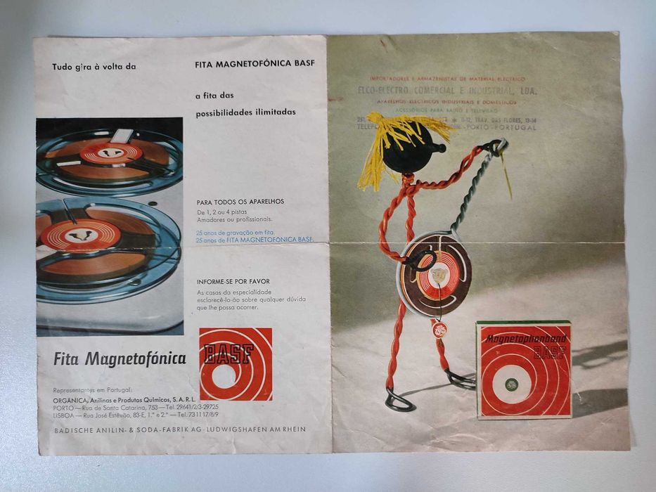 Publicidade Fita Magnetofónica BASF