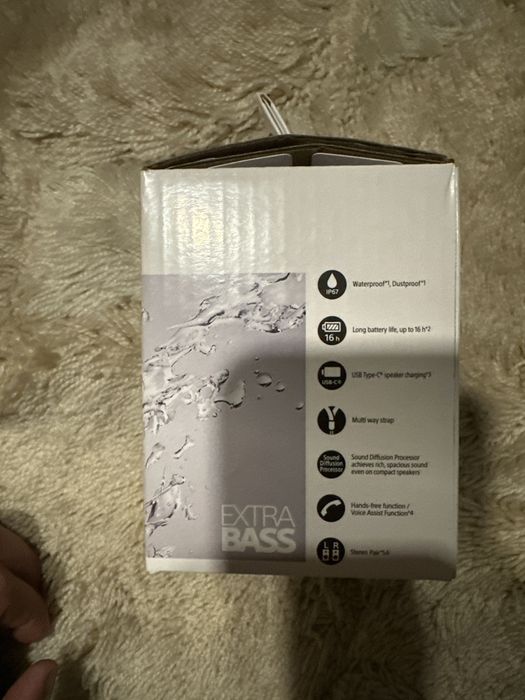 Coluna  Sony Bluetooth SRS-XB13 Black