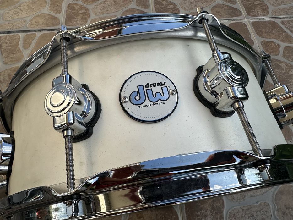 ++ Werbel DW Design 14x5.5 Maple Klon - SATIN WHITE - Perkusja ++