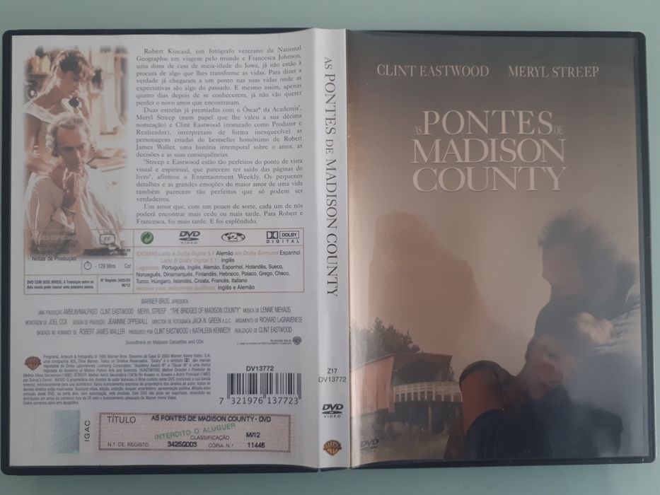 The Bridges of Madison County DVD