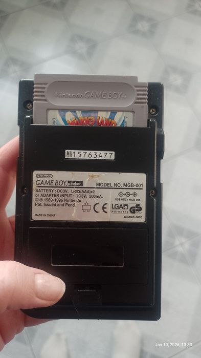 Nintendo Game boy pocket+ gra Super Mario Land sprawna