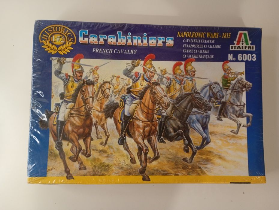 Figuras Italeri 1:72 Carabiniers French Cavalry (Nº 6003) - Novo