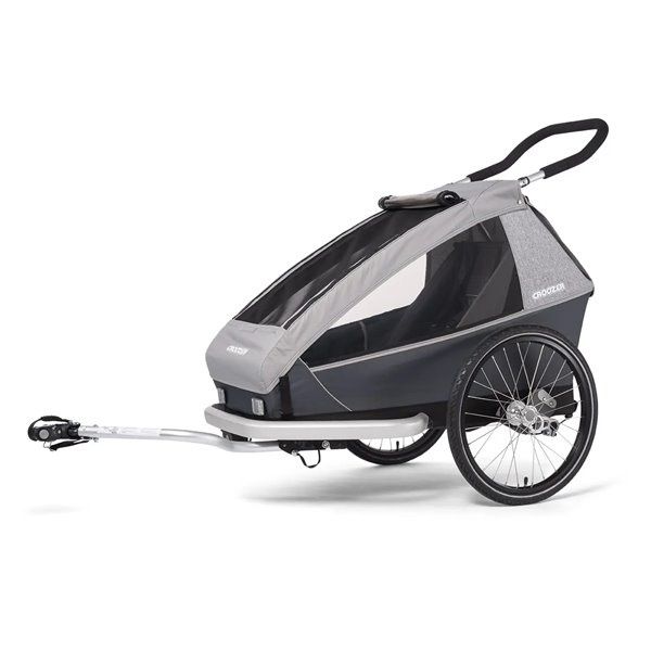 wozek spacerowy przyczepka rowerowa Croozer Keeke 1 Stone Grey