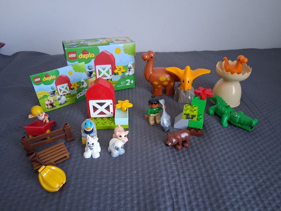 Zestaw klocków Lego Duplo 10949 Zwierzęta Gospodarskie Farma 10576 zoo