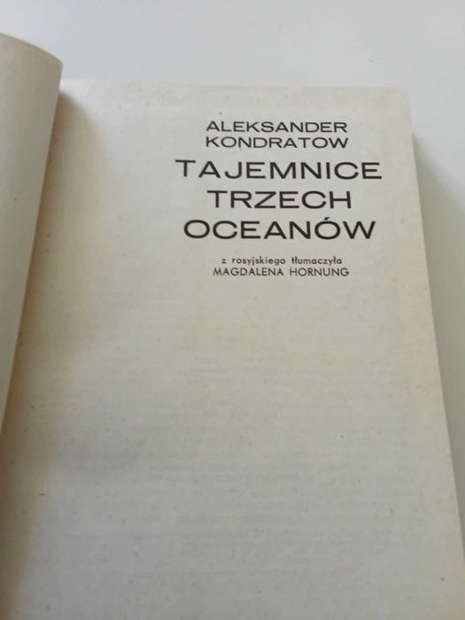 Tajemnice trzech oceanów A.Kondratow