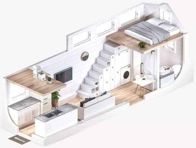 Tiny House com Rodas  Fabrica