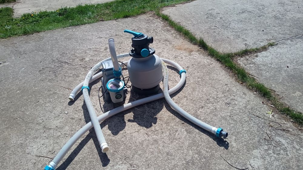 Basen bestway  427 cm średnica; pompa bestway