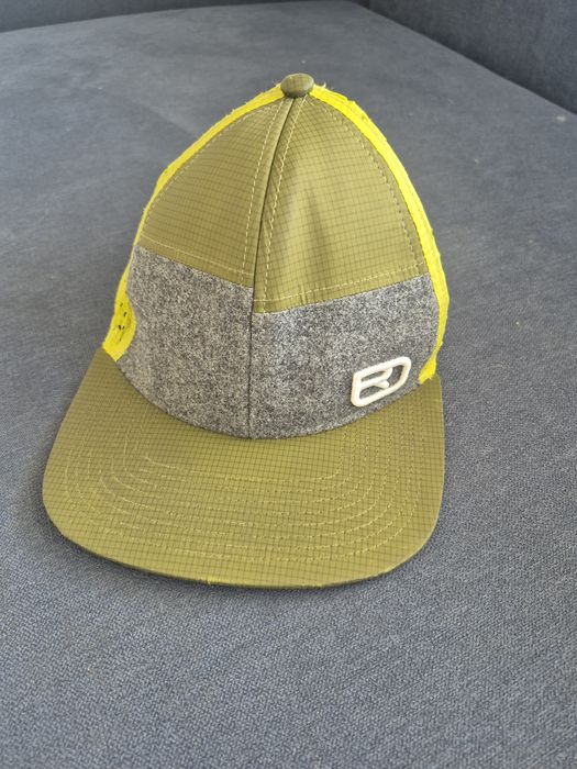 czapka z daszkiem full cap ORTOVOX zielona zolta