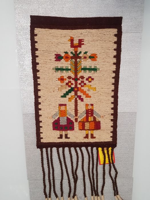 Nowy Gobelin kilim sumak 1993 Cepelia PRL