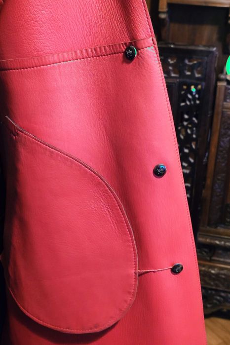 Piękny plaszcz LAMATTA SKORA .