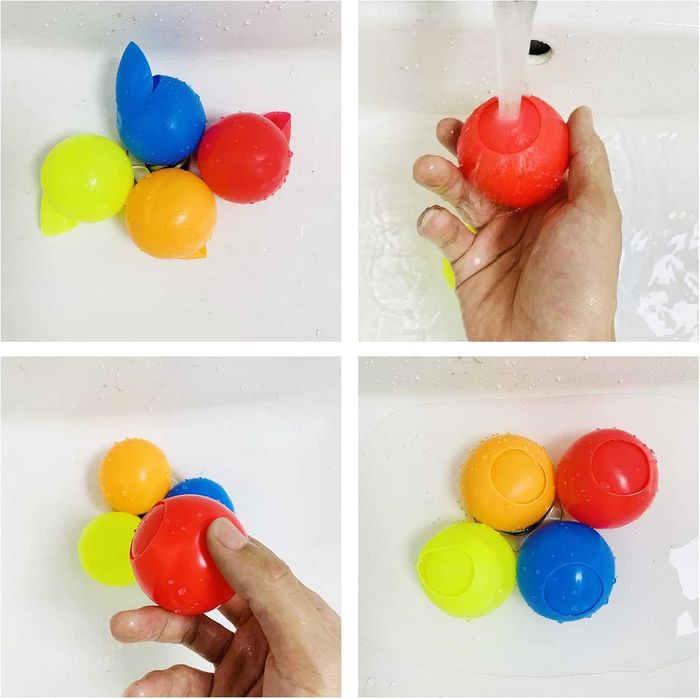 BOMBY WODNE 8szt samozamykające balony na wodę TOPJOWGA s436