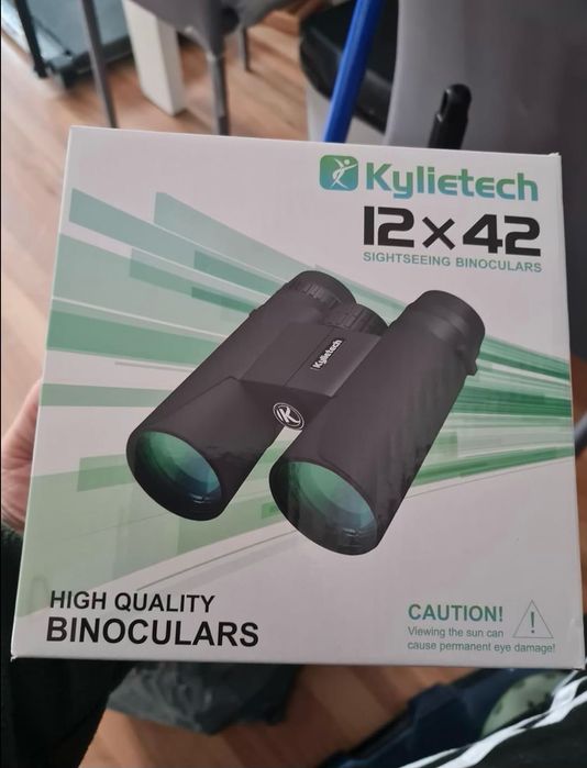 binóculos pequenos e potentes, 12 x 42, prisma BAK-4 e lentes FMC, anti-nevoeiro e impermeáveis