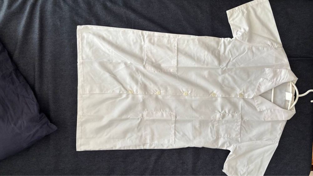 Novo avental/bata de laboratório para alunos de altura 160/178cm