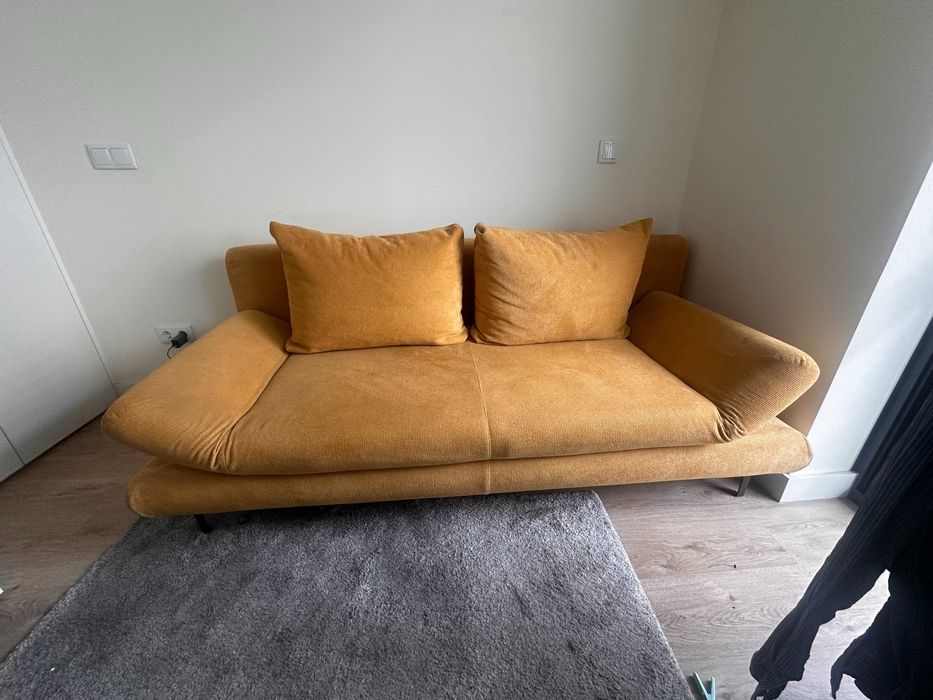 Vendo Sofá-cama Amarelo Mostarda