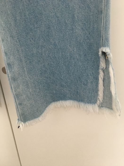 Calças ganga pantalonas