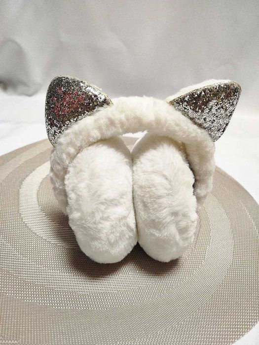 Мультяшні блискітки, котячі вушка, навушники, навушники